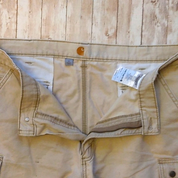 Carhartt men's khaki cargo shorts size 40 (J3) - Picture 3 of 4